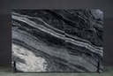 Black Line Crystalline Marble